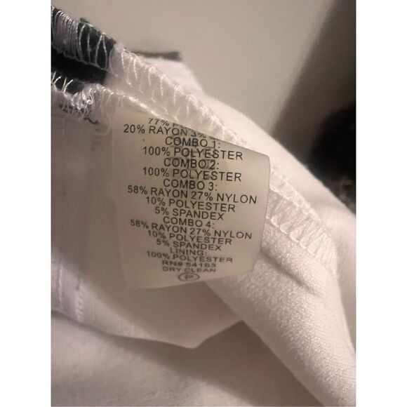 Ivanka Trump Size 6 Sleeveless Sheath Dress Colorblock Mix Pattern Professional - Picture 7 of 7